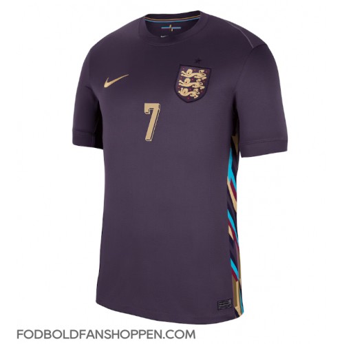 England Bukayo Saka #7 Udebanetrøje EM 2024 Kortærmet England Bukayo Saka #7 Udebanetrøje EM 2024 Kortærmet